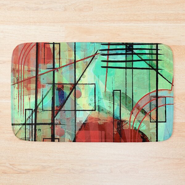 Item preview, Shipyard Abstract designed and sold by ViaARTfactory.