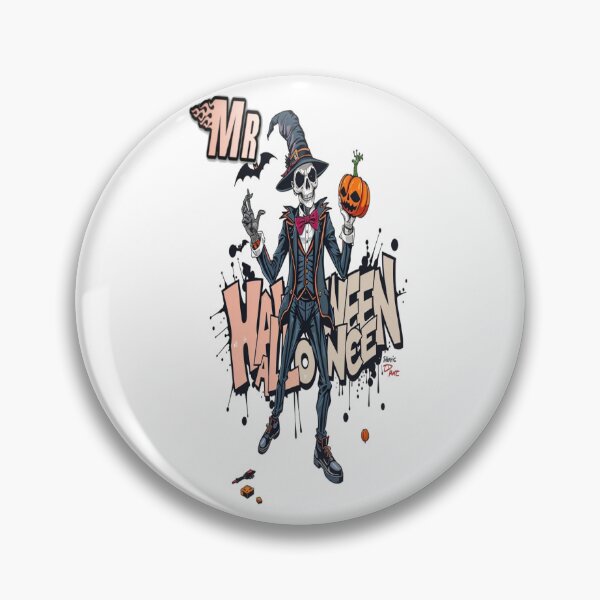 Item preview, Mr halloween graffiti art funny Happy cool family hip hop wken Professional design designed and sold by atomsama.