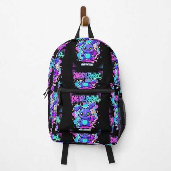 Item preview, Digital Rebel – Neon Graffiti Rabbit / Ahau Designs designed and sold by Ahau Designs.