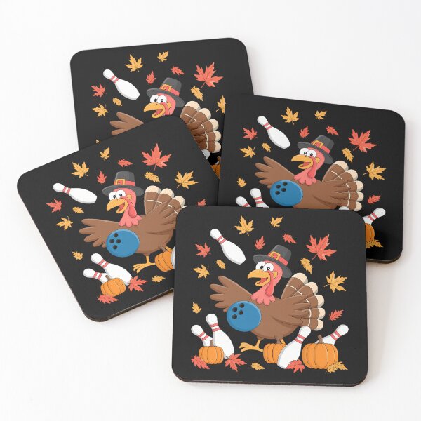 Item preview, Turkey Autumn Fall Thanksgiving Bowling Lovers designed and sold by petrichorsworld.
