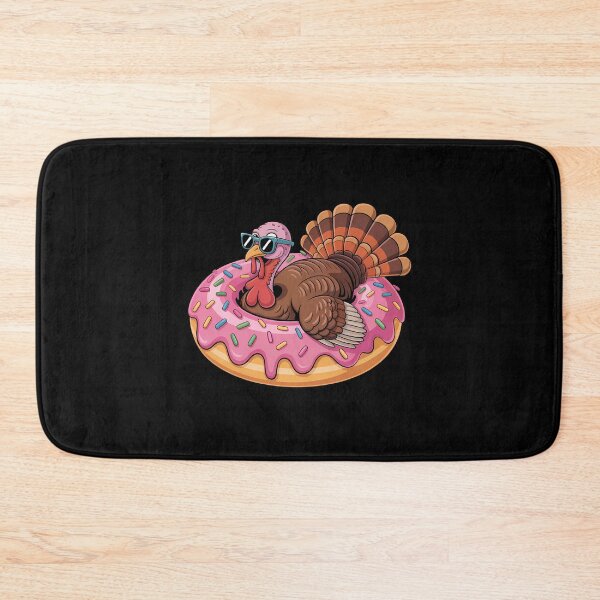 Item preview, Turkey Chilling On Donut Thanksgiving Day Funny Fall Autumn designed and sold by petrichorsworld.