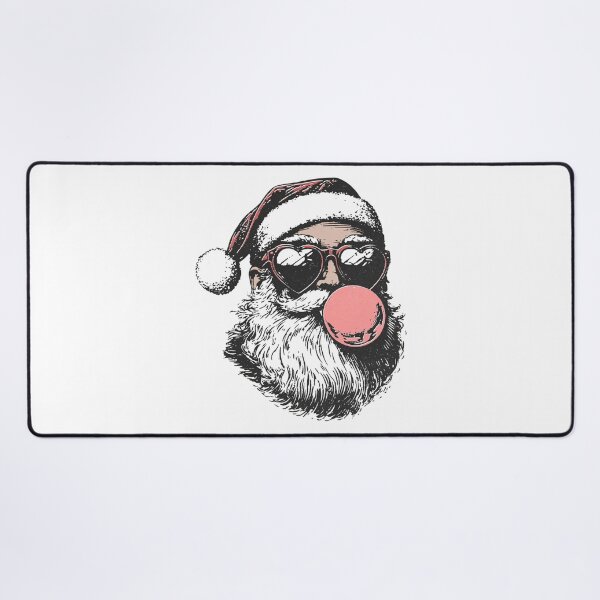 Item preview, Cool Santa with Heart Glasses and Bubblegum designed and sold by sapnaela.