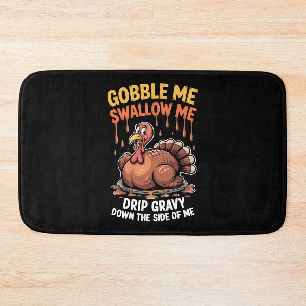 Item preview, Turkey Day Gobble Swallow Me Fun Thanksgiving Men designed and sold by petrichorsworld.