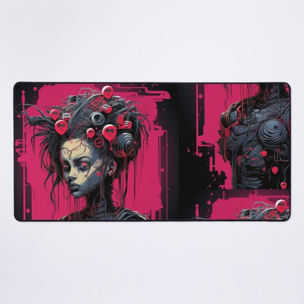 Item preview, Neon Skull DJ – Cyberpunk Skeleton Beats designed and sold by Alphawolfs.