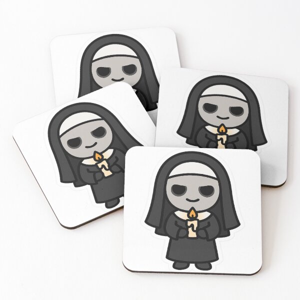 Item preview, Kawaii Ghost Nun – Eerie Candlelight  designed and sold by TheRealJoshD.