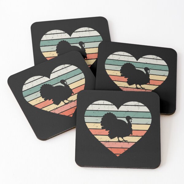 Item preview, Turkey Day Heart Sunset Retro Thanksgiving Fall Women designed and sold by petrichorsworld.
