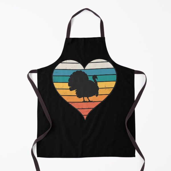 Item preview, Turkey Day Heart Sunset Retro Thanksgiving Fall designed and sold by petrichorsworld.