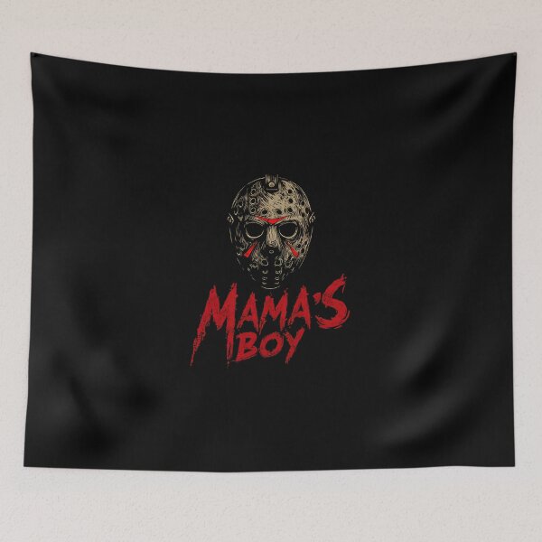 Item preview, Mama's Boy Funny Friday Halloween Horror designed and sold by WolfmanProphecy.