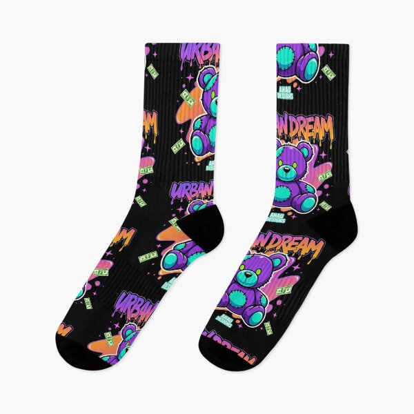 Item preview, Urban Dream – Neon Graffiti Bear / Ahau Designs designed and sold by Ahau Designs.