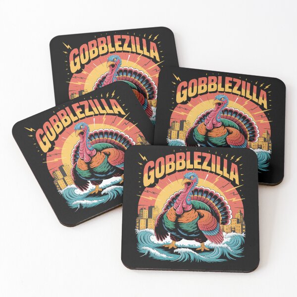 Item preview, Turkey Day Thanksgiving Gobblezilla designed and sold by petrichorsworld.