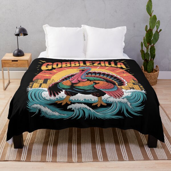 Item preview, Turkey Day Thanksgiving Gobblezilla designed and sold by petrichorsworld.