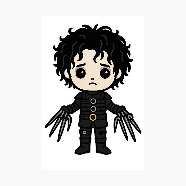 Item preview, Kawaii Edward Scissorhands – Full Scissorhands  designed and sold by TheRealJoshD.
