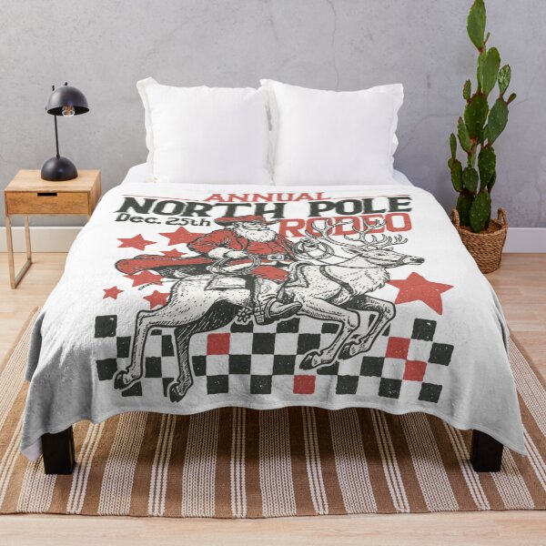 Item preview, Annual North Pole Rodeo – Santa Cowboy Christmas Design designed and sold by sapnaela.