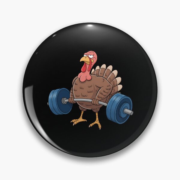 Item preview, Turkey Deadlifting Animal Weightlifting Thanksgiving designed and sold by petrichorsworld.