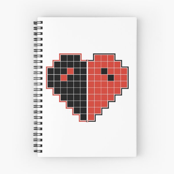 Item preview, Black Heart - Red Heart designed and sold by allymcspong.