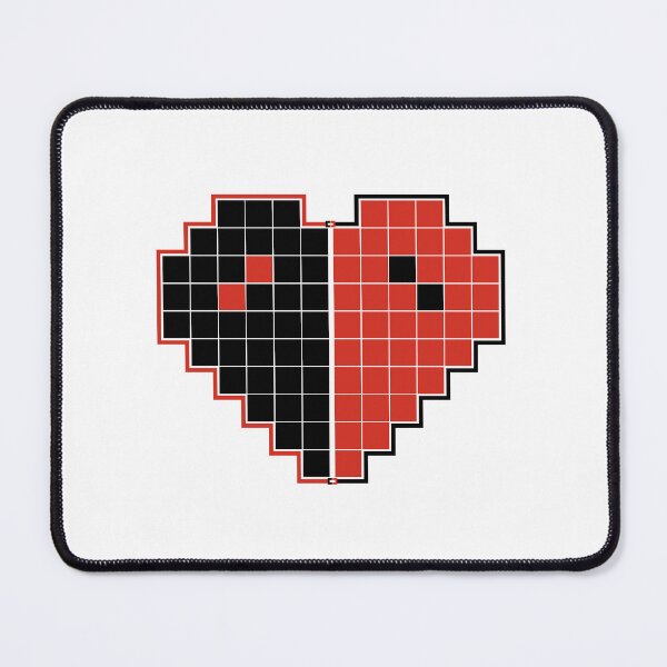 Item preview, Black Heart - Red Heart designed and sold by allymcspong.