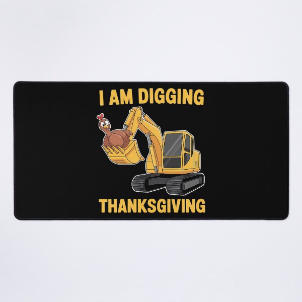 Item preview, Turkey Digging Excavator Joke Humor Funny Thanksgiving designed and sold by petrichorsworld.