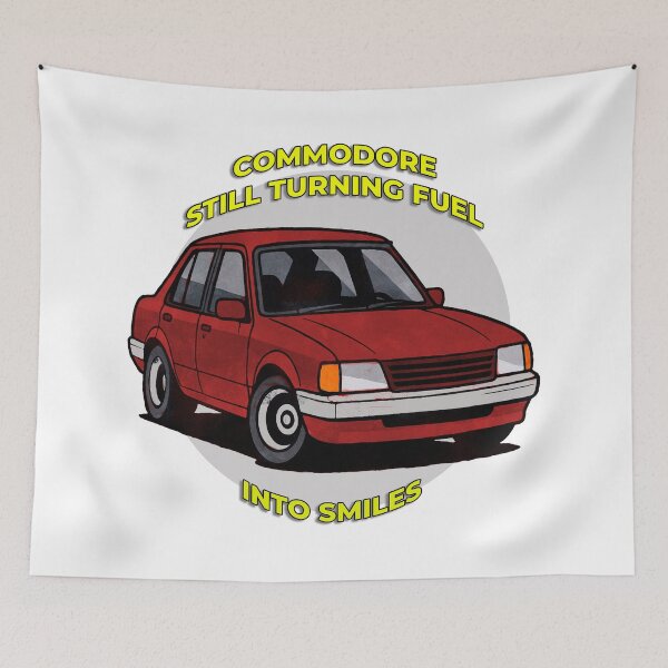 Item preview, Still Turning Fuel Into Smiles – Funny Holden Commodore Aussie Car Design designed and sold by Michael van der Hoorn.