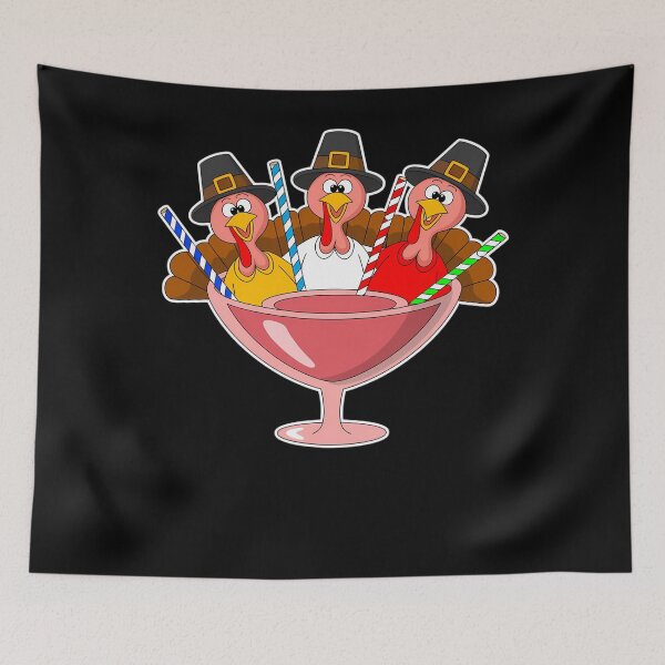 Item preview, Turkey Drinking Thanksgiving Day designed and sold by petrichorsworld.