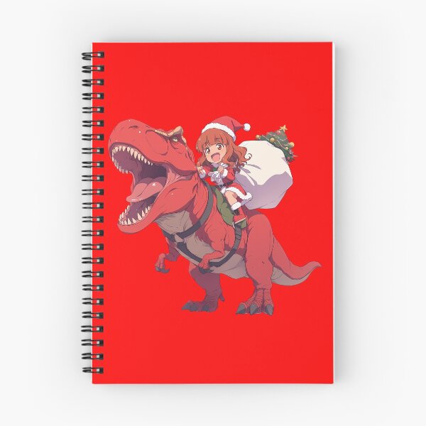 Item preview, Saori Takebe Christmas Dinosaur Ride Girls Und Panzer Anime Chibi Style designed and sold by Raslbazola.