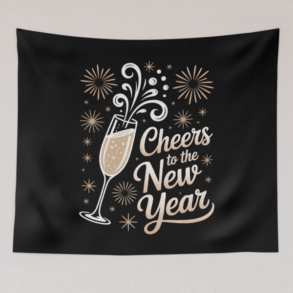 Item preview, Cheers to the New Year 2025 Celebration designed and sold by Gogetgiggles.