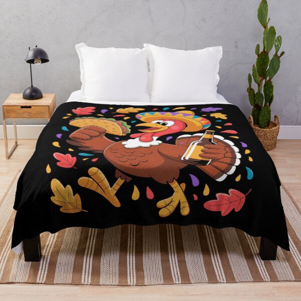 Item preview, Turkey Eating Taco Thanksgiving Day Mexican Food Fall Autumn designed and sold by petrichorsworld.