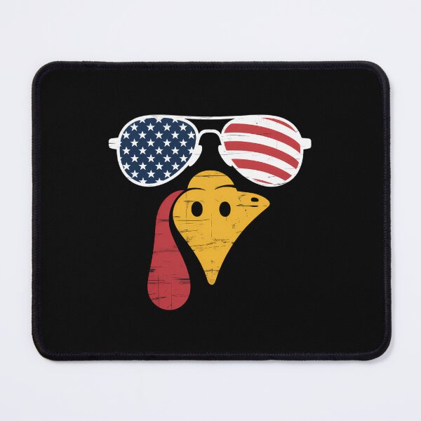 Item preview, Turkey Face Flag Sunglasses Thanksgiving Family designed and sold by petrichorsworld.