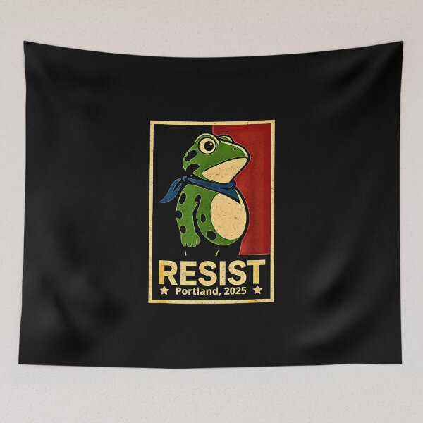Artikelvorschau, Portland-Frosch-Protest entworfen und verkauft von Florianfrancois.