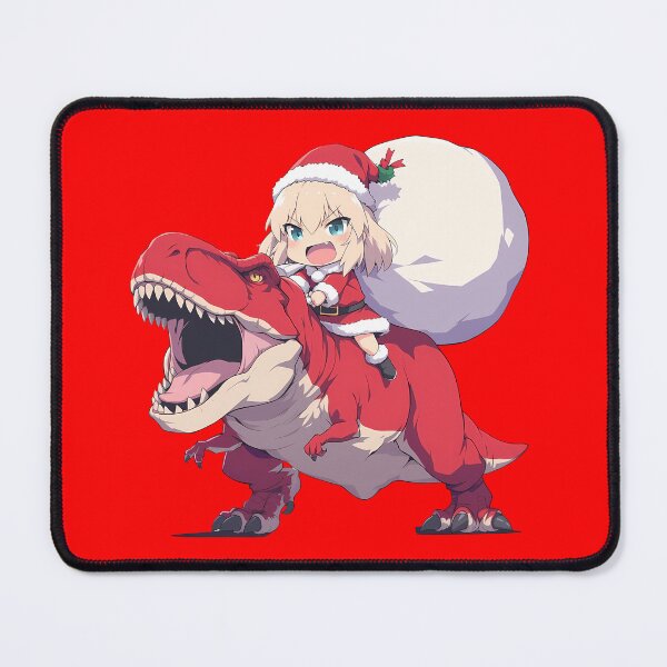 Item preview, Katyusha Christmas Dinosaur Ride Girls Und Panzer Anime Chibi Style designed and sold by Raslbazola.