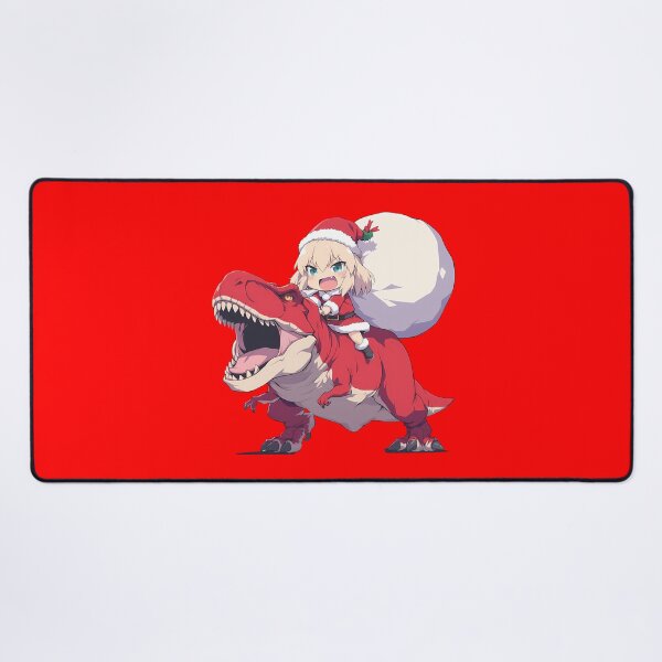 Item preview, Katyusha Christmas Dinosaur Ride Girls Und Panzer Anime Chibi Style designed and sold by Raslbazola.