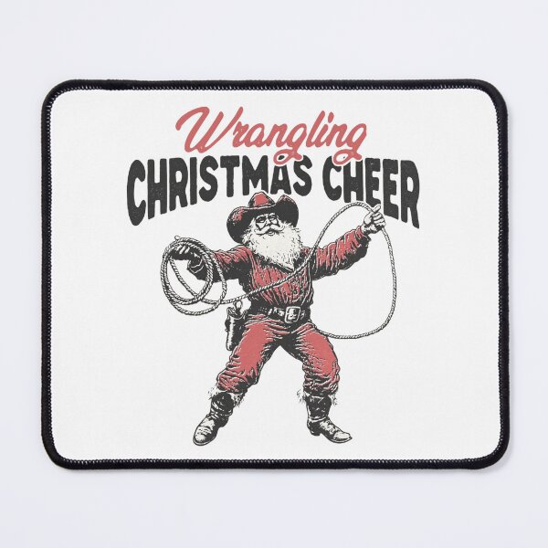 Item preview, Wrangling Christmas Cheer Cowboy Santa designed and sold by sapnaela.