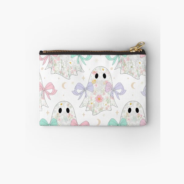 Item preview, Cute Pastel Floral Ghost Pattern - Kawaii Halloween Spooky designed and sold by VividDripCo.