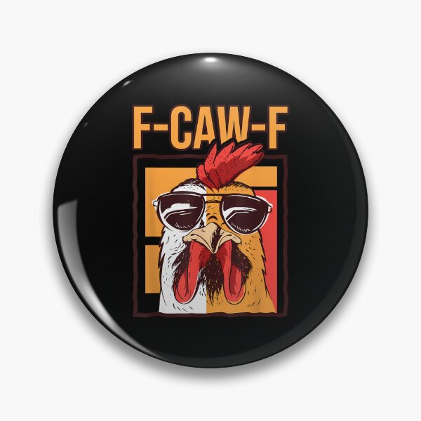 Item preview, Funny Crow Graphic Design F-Caw-F Rooster Meme designed and sold by merlinnears.