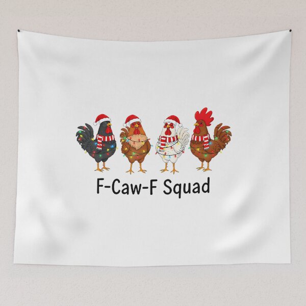 Item preview, Funny F-Caw-F Rooster Chicken Pun Meme Viral Humor Quote designed and sold by merlinnears.