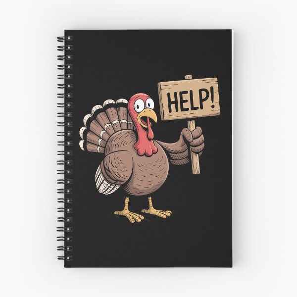 Item preview, Turkey Help Sign Funny Thanksgiving Day Humor designed and sold by KingsLife1994.