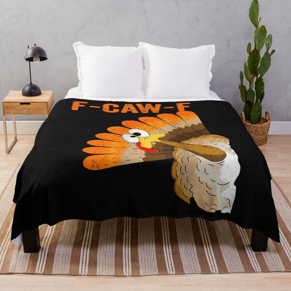 Item preview, F Caw F Funny Chicken Humor Quote Rooster Meme Thanksgiving designed and sold by merlinnears.
