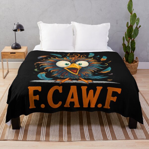 Item preview, Womens Funny F-Caw-F Rooster Chicken Pun Meme Viral Humor Quote designed and sold by merlinnears.