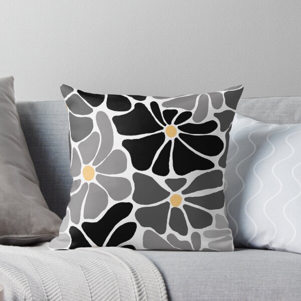 Item preview, Floral abstracto monocromático designed and sold by Gradasee.