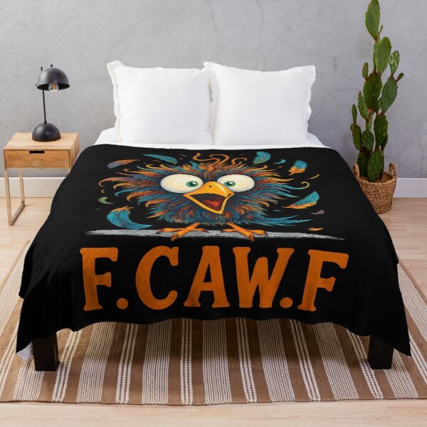 Item preview, Funny F-Caw-F Rooster Chicken Pun Meme Viral Humor Quote designed and sold by merlinnears.