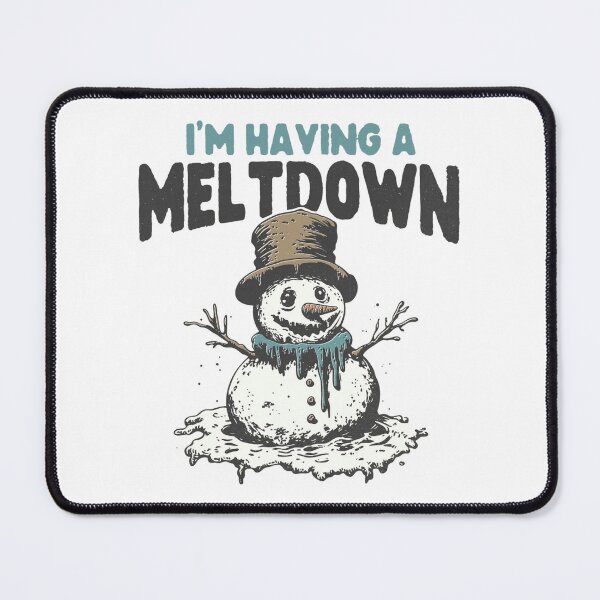 Item preview, I’m Having a Meltdown – Funny Snowman Christmas Design designed and sold by sapnaela.