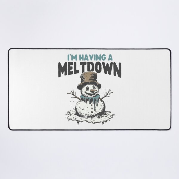 Item preview, I’m Having a Meltdown – Funny Snowman Christmas Design designed and sold by sapnaela.
