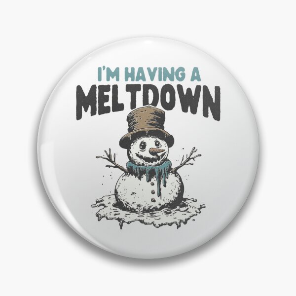 Item preview, I’m Having a Meltdown – Funny Snowman Christmas Design designed and sold by sapnaela.