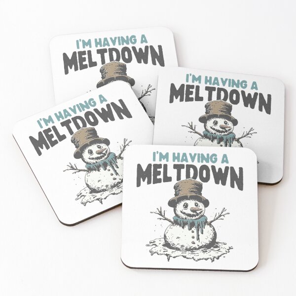 Item preview, I’m Having a Meltdown – Funny Snowman Christmas Design designed and sold by sapnaela.