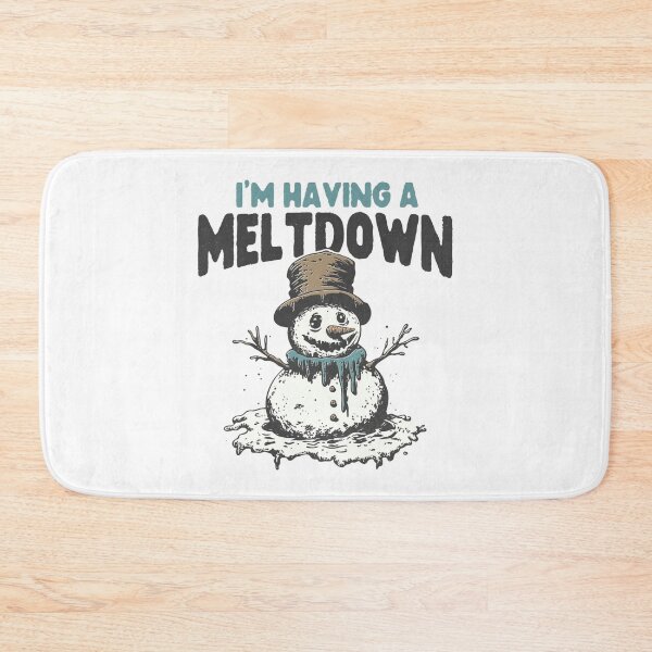 Item preview, I’m Having a Meltdown – Funny Snowman Christmas Design designed and sold by sapnaela.