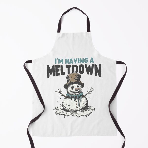 Item preview, I’m Having a Meltdown – Funny Snowman Christmas Design designed and sold by sapnaela.