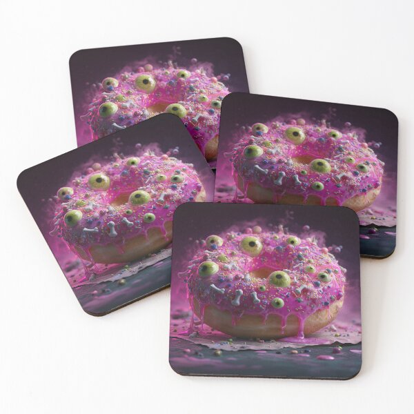 Item preview, Ghastly Glaze: Eyeball Donut designed and sold by ArgentoArt.