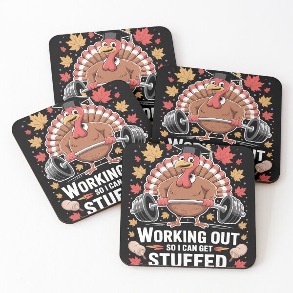 Item preview, Turkey Lifting Weights Thanksgiving Day Gym Fitness Workout designed and sold by KingsLife1994.