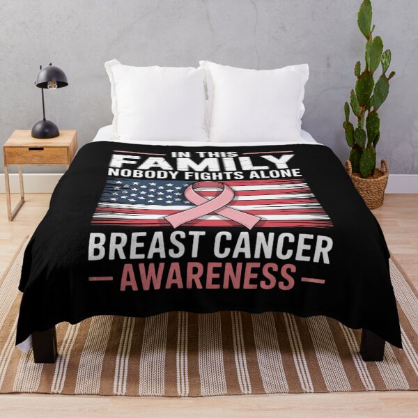 Item preview, Breast Cancer Awareness Us Flag Family Support designed and sold by MinaReinger.