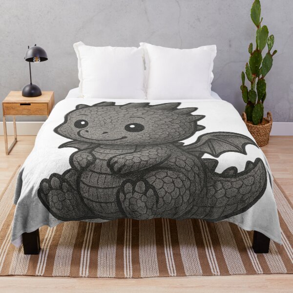 Item preview, Cute Grey Kawaii Dragon designed and sold by TheRealJoshD.