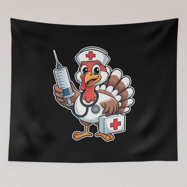 Item preview, Turkey Nurse Thanksgiving Fall Scrub designed and sold by KingsLife1994.